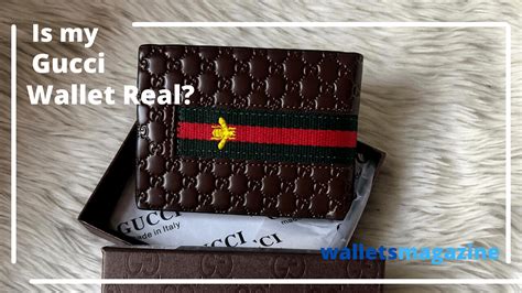 how do you know if a gucci wallet is real|gucci wallet original.